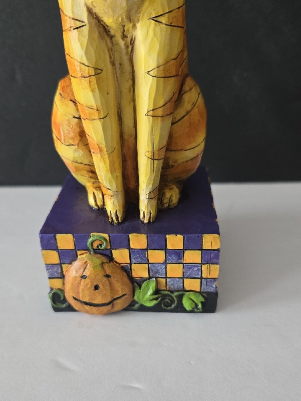 2006 Jim Shore Kitty in a Witch Hat Resin Halloween Figurine - Picture 4 of 12